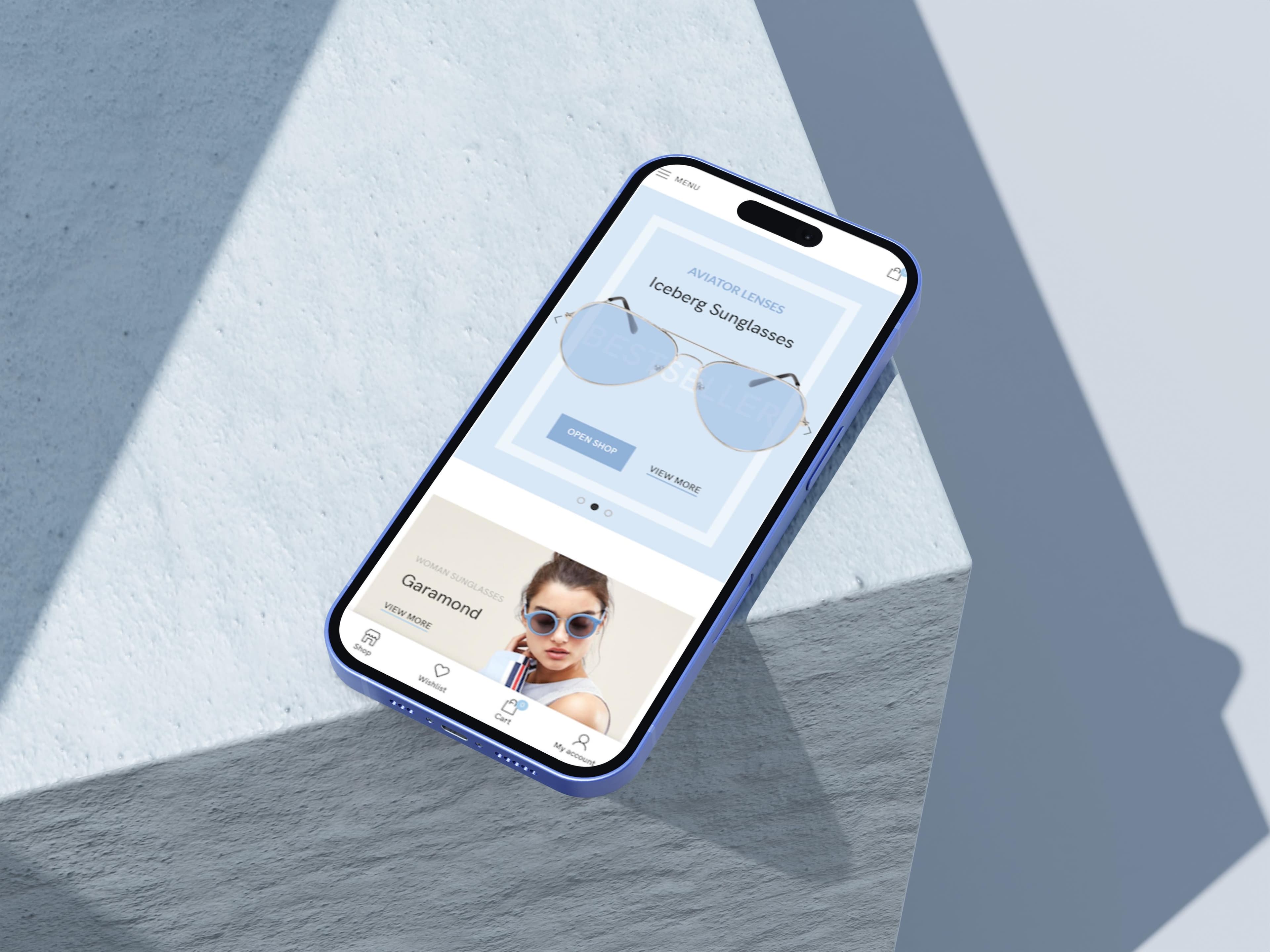 Mobile case study preview