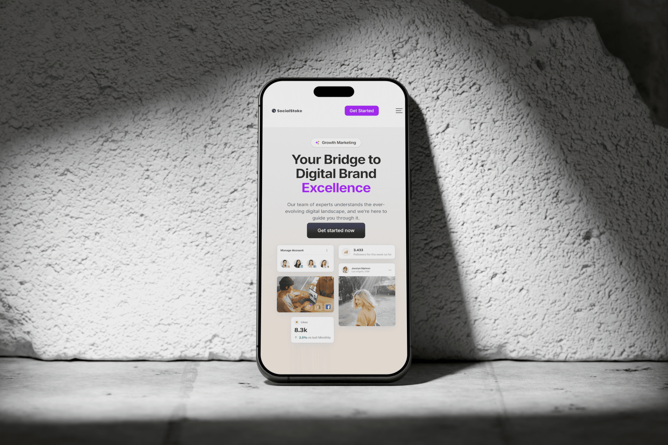 Mobile case study preview